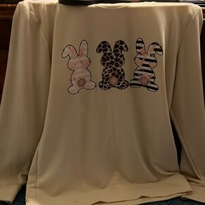 Long sleeved Easter sweet shirt from Amazon. Good condition wore it once.